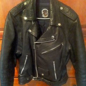 Mens size 36 Leather Motorcycle Jacket